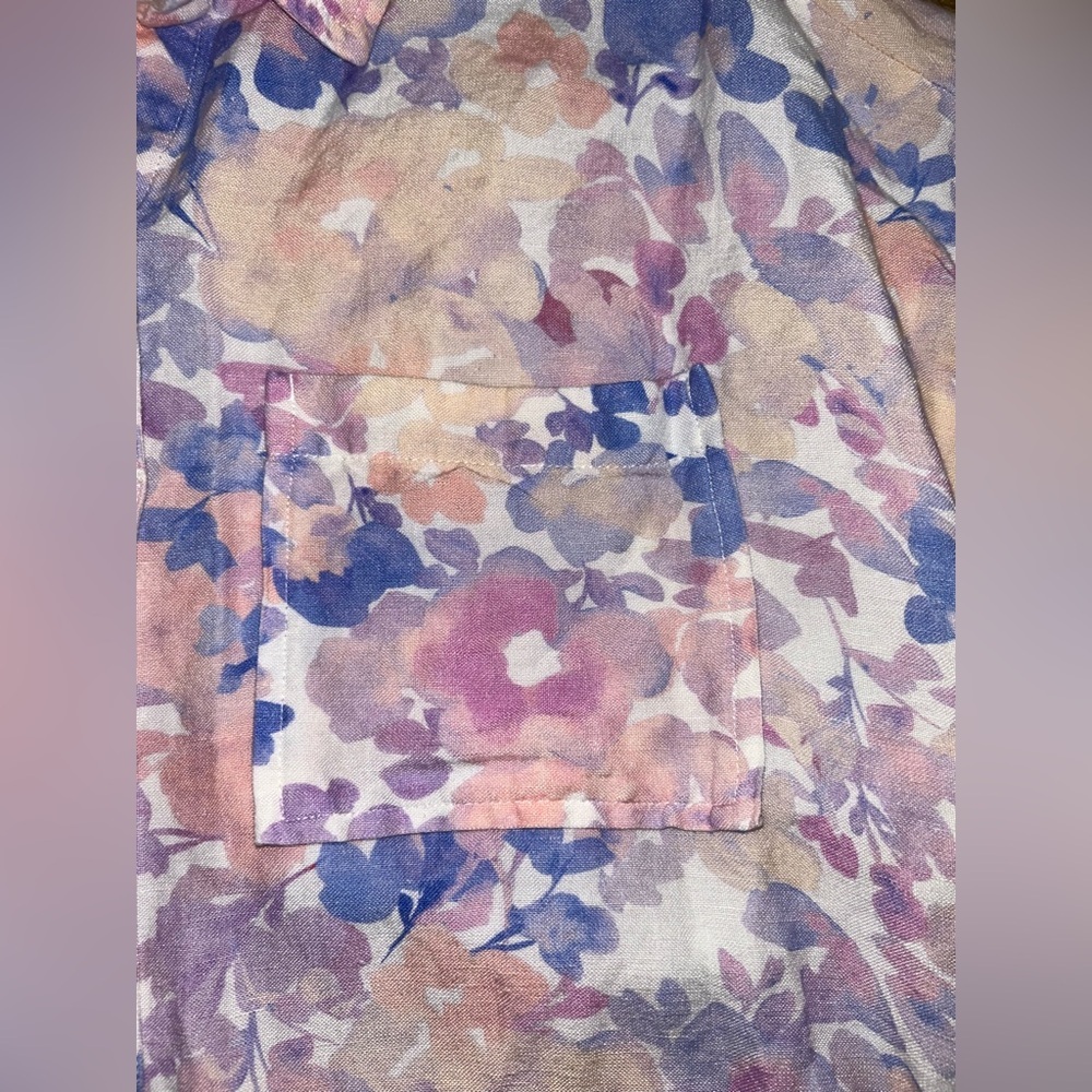 CLOTH & STONE Surf Shirt in blue and pink shades - Picture 9 of 12